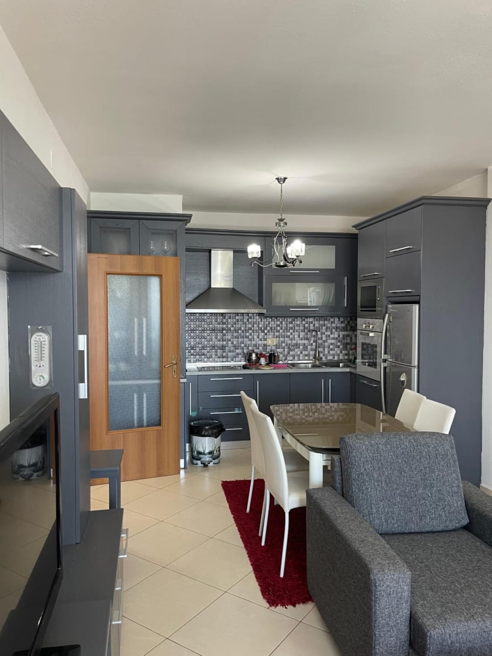 Kitchen or kitchenette, Living room, Dining area, kitchen