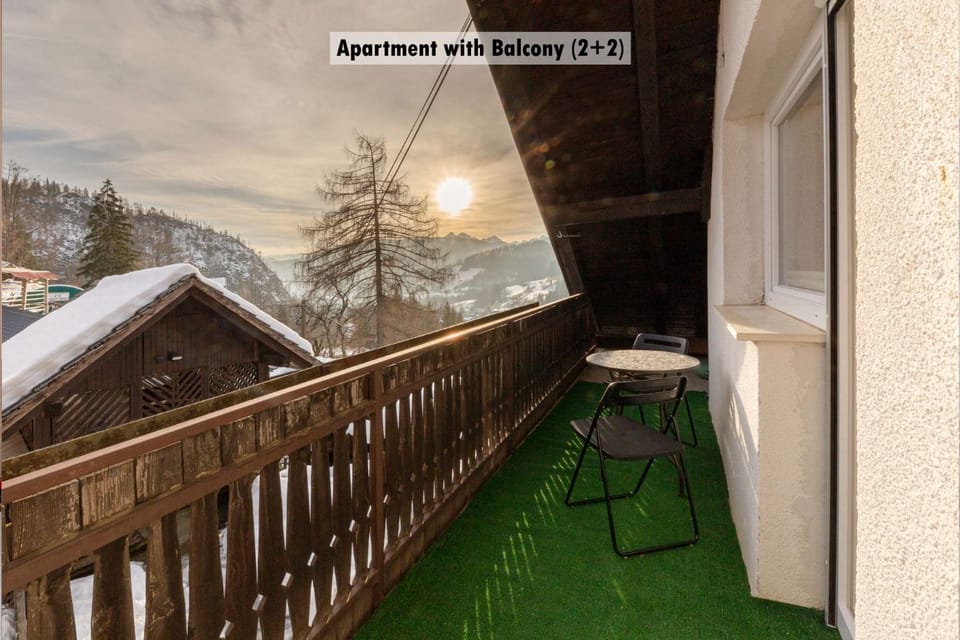 Day, Natural landscape, View (from property/room), Balcony/Terrace, Text overlay, Mountain view