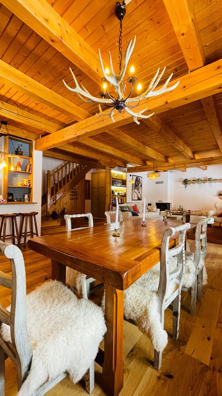 Living room, Dining area, heating, kitchen