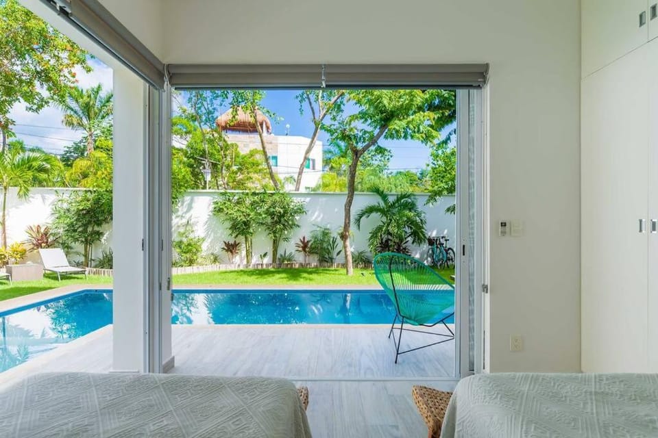 Luxury Private 3BED Villa, Garden, Pool,Security Villa in Tulum