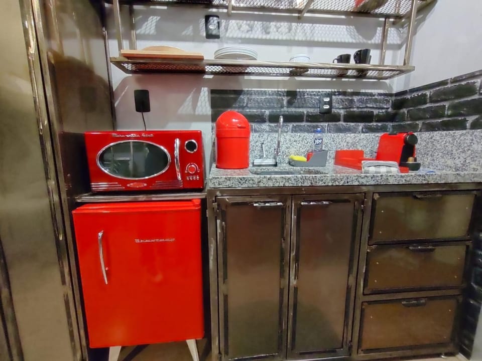 Kitchen or kitchenette, minibar, oven