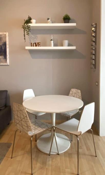 Living room, Seating area, Dining area