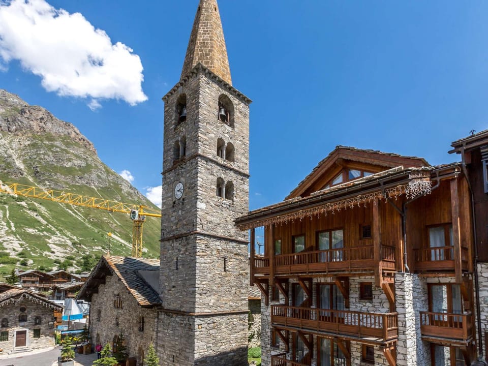 Appartement de charme avec balcon, 8 pers, décor raffiné, au cœur de Val-d’Isère, proche des pistes - FR-1-694-106 Apartment in Val dIsere