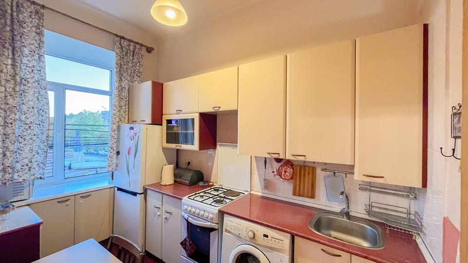 Kitchen or kitchenette, minibar, pet friendly, stove, washing machine