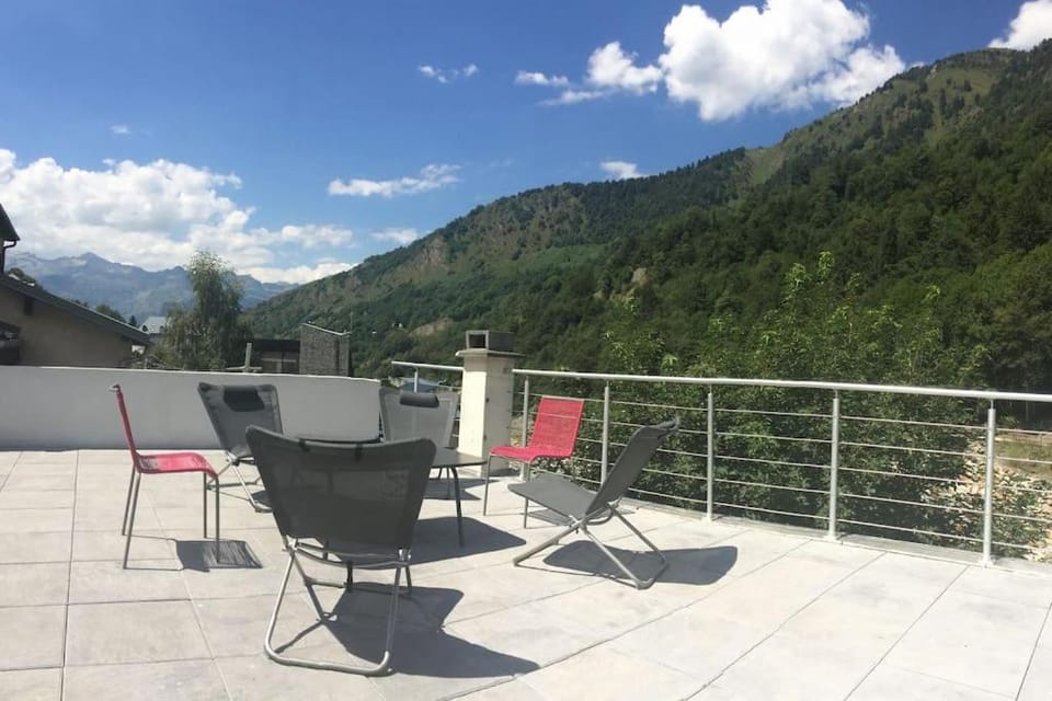 Patio, Natural landscape, View (from property/room), Balcony/Terrace, Mountain view
