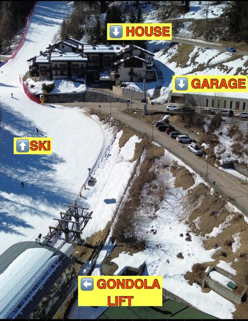 CASA FOLGARIDA 2 BOX AUTO PRIVATI davanti CABINOVIA BELVEDERE Cabin in Trentino-South Tyrol
