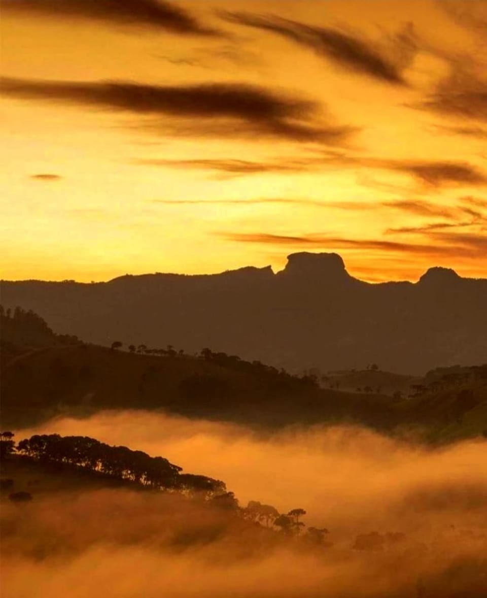 Natural landscape, Mountain view, Sunrise