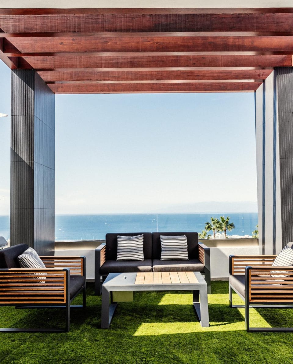 Day, Natural landscape, View (from property/room), Balcony/Terrace, Sea view
