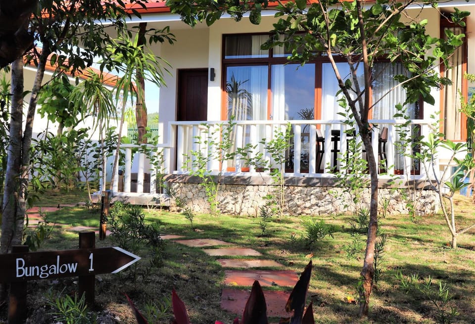 Property building, Garden view