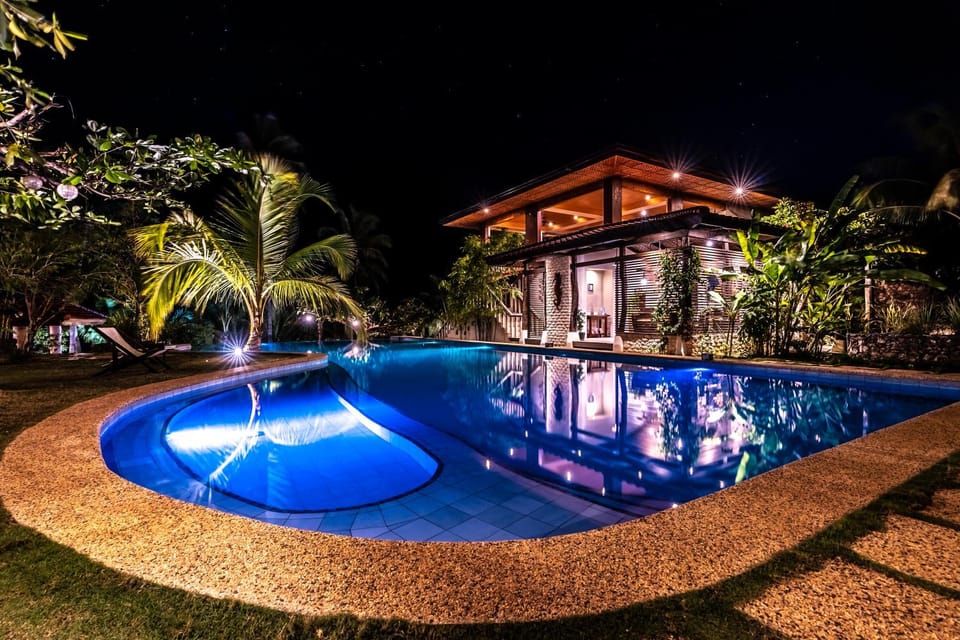 Night, Swimming pool