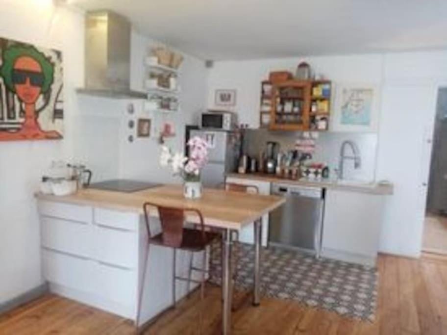 Kitchen or kitchenette, Dining area, dishwasher, minibar, oven, pet friendly, stove