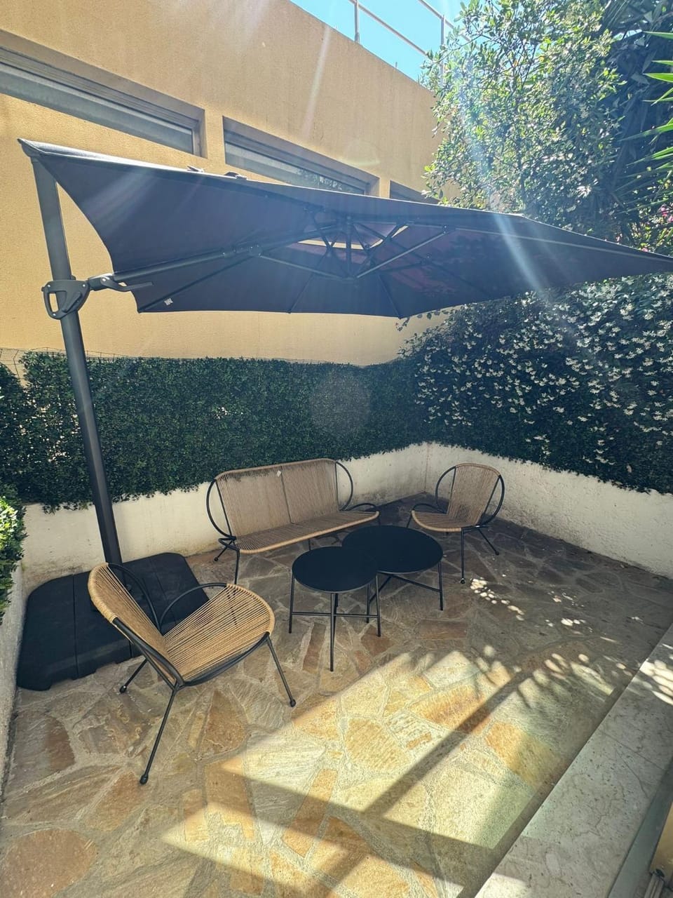 Zone Pietonne Studio with Private Terrace Heart of Nice 2 min Beach Apartment in Nice