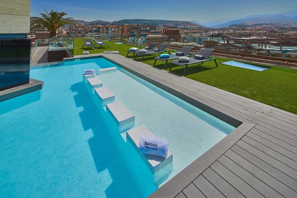 Bird's eye view, Pool view, Swimming pool