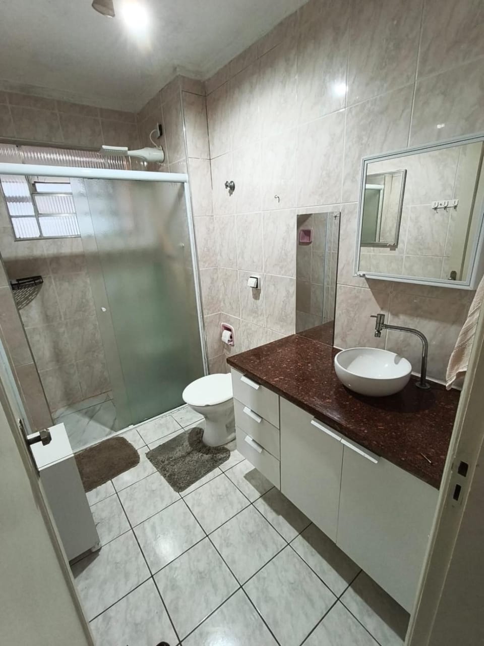 Pérola do Boqueirão melhor localização da PG vista ao mar pé na areia Apartment in State of São Paulo