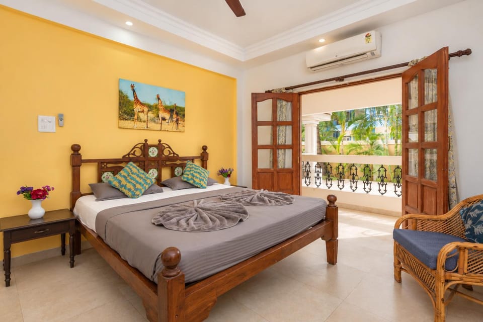 Bed, Bedroom, air conditioner