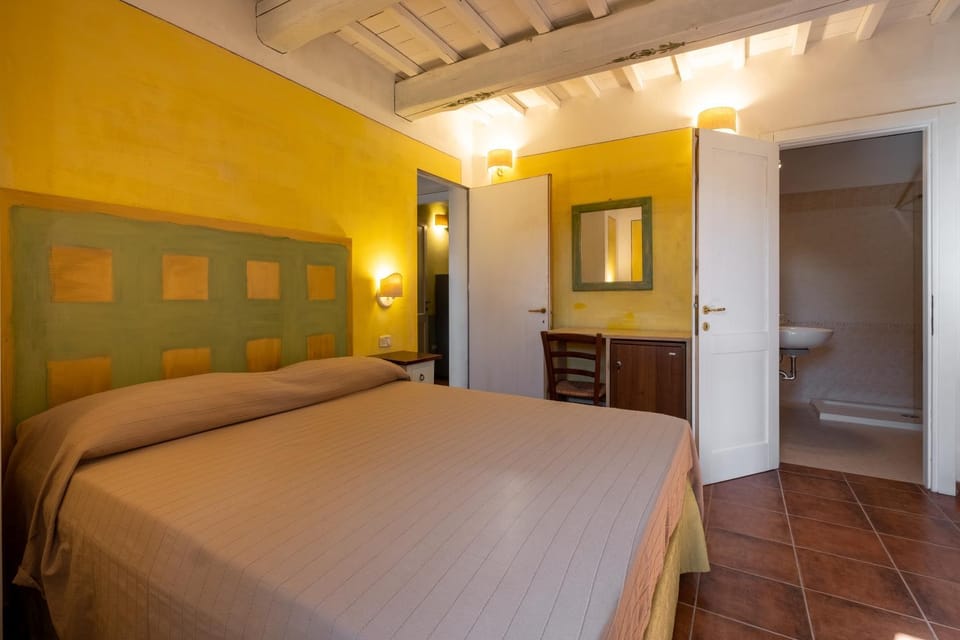 Property building, Living room, Bedroom