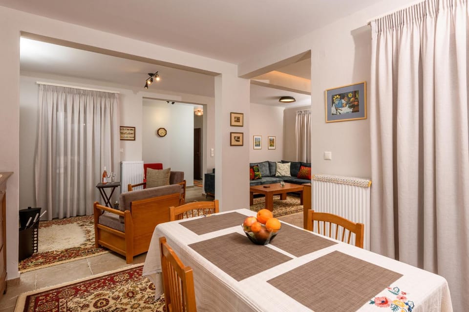 Living room, kitchen