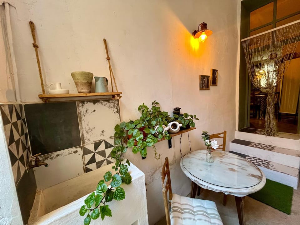 Patio, Balcony/Terrace, Inner courtyard view