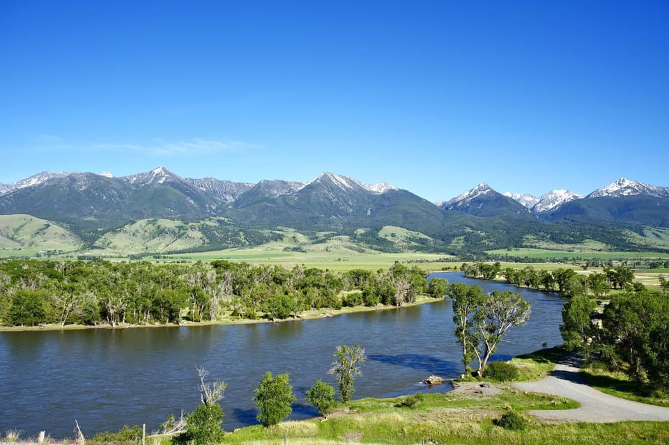 Property building, Natural landscape, River view