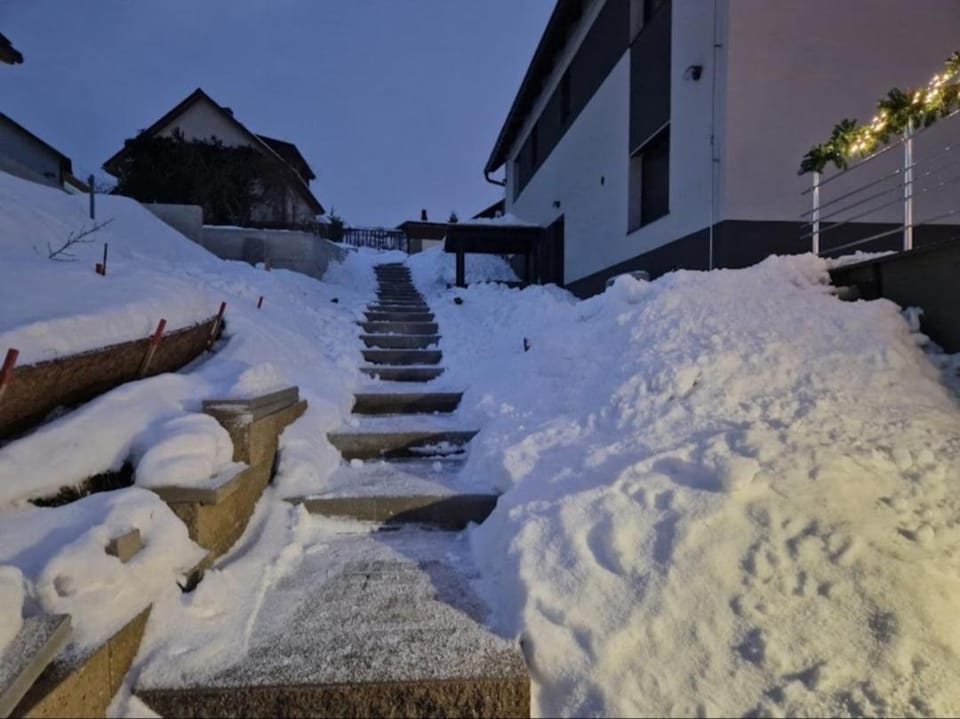 Property building, Winter