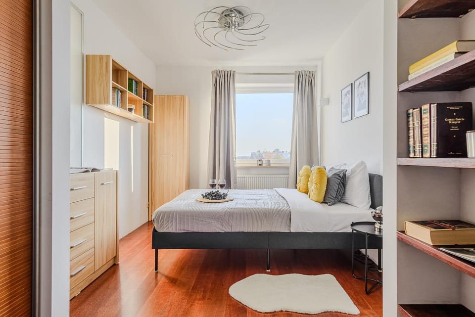 Bed, Photo of the whole room, Bedroom, wardrobe