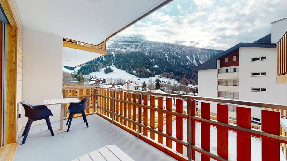 Winter, Balcony/Terrace, Mountain view