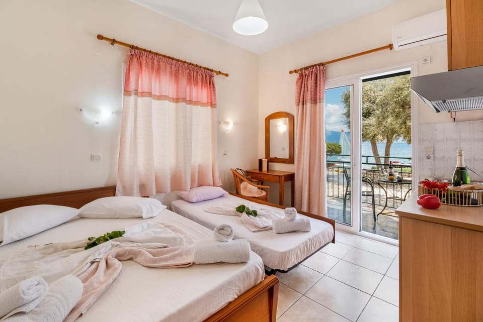 Property building, Living room, Bedroom