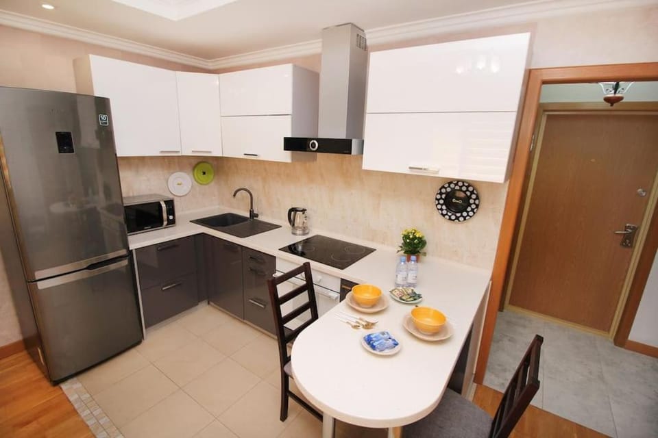 Прекрасная квартира с шикарным видом из окна! Apartment in Almaty