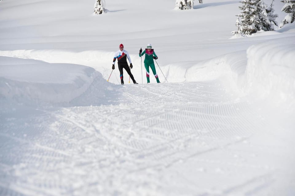 Winter, Skiing
