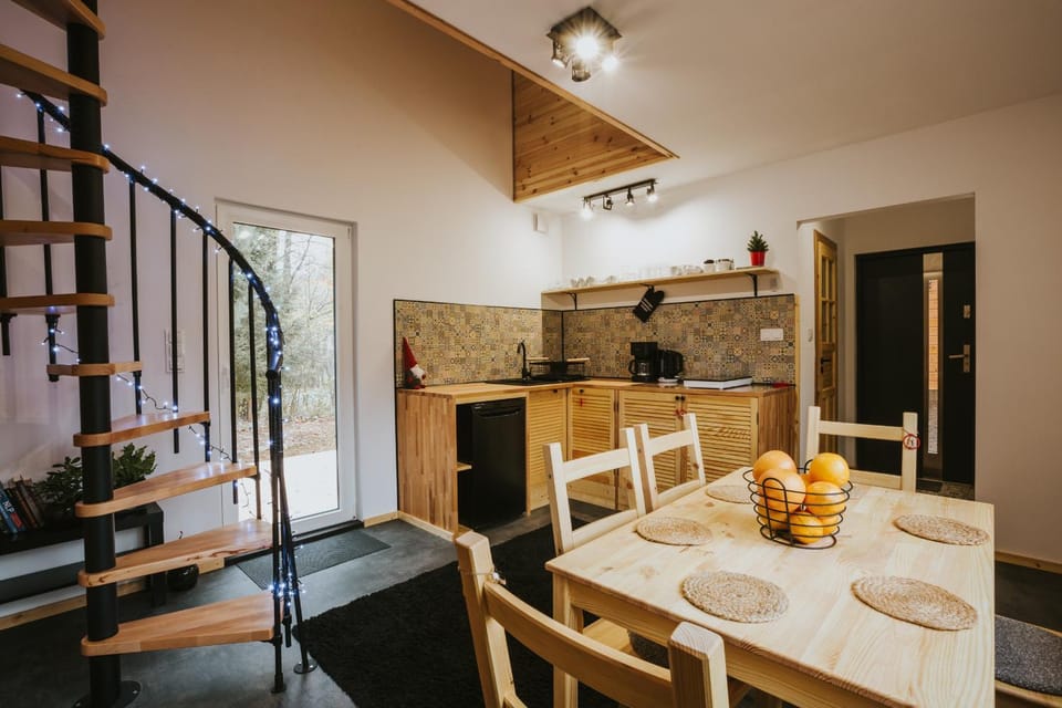 Kitchen or kitchenette, Living room, Dining area