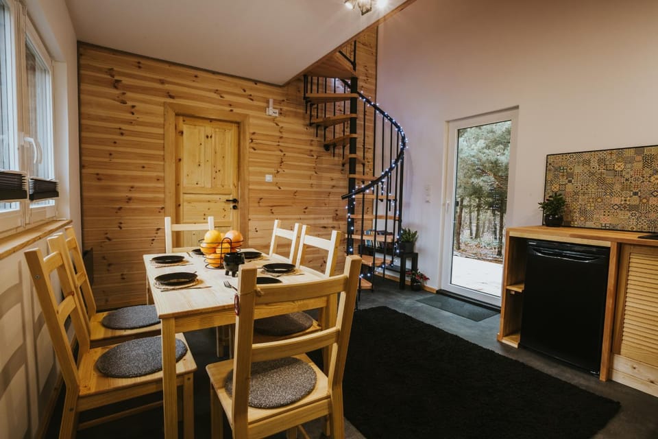 Kitchen or kitchenette, Living room, Dining area