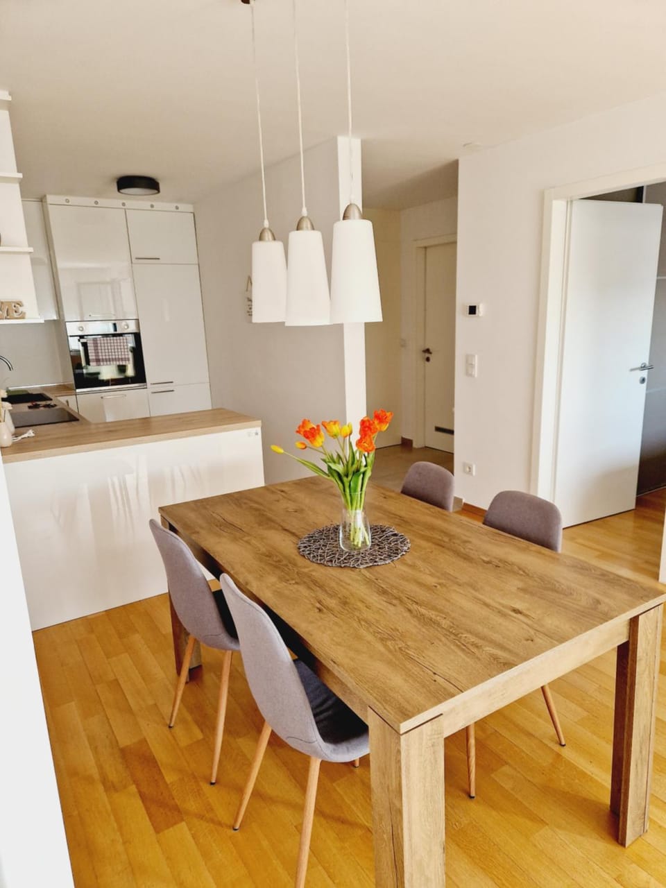 Kitchen or kitchenette, Dining area, pet friendly, stove