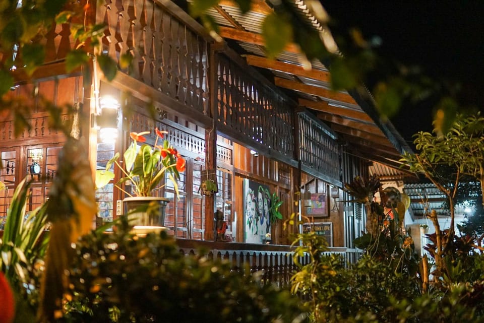 Property building, Night, Garden, Garden view