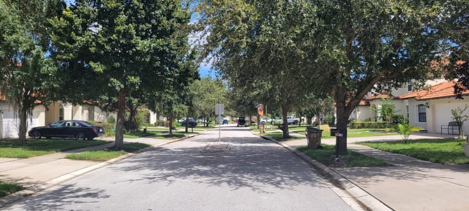 Quiet street view