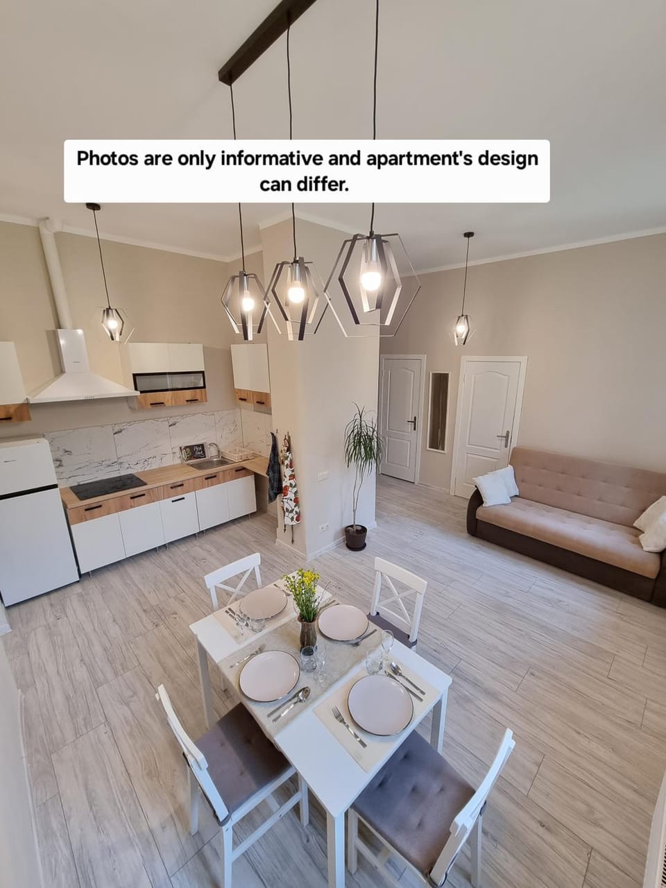 Kitchen or kitchenette, Living room