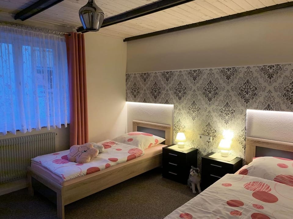 Property building, Living room, Bedroom
