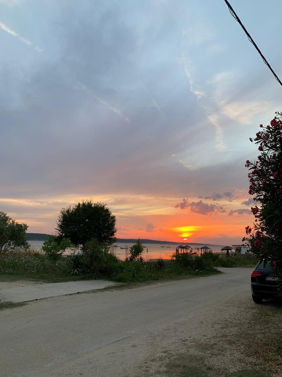 Sea view, Sunset