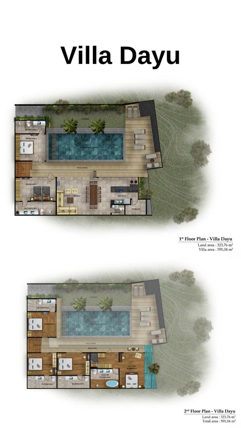 Stunning 6 BR Villa with Breathtaking Scenery Villa in North Kuta