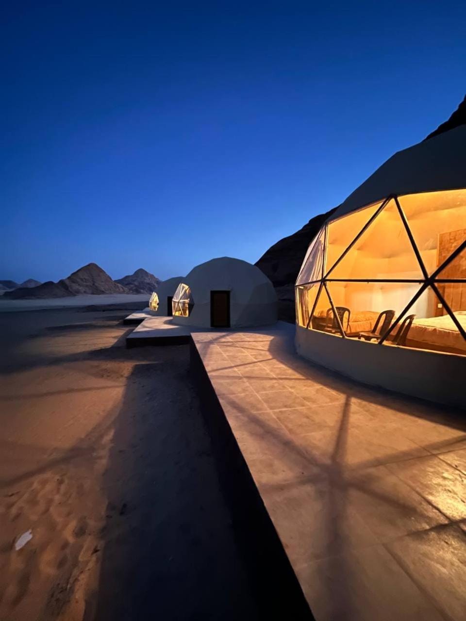 Property building, Night, Natural landscape, Mountain view