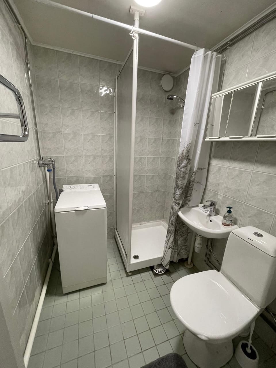 Shower, Toilet, washing machine
