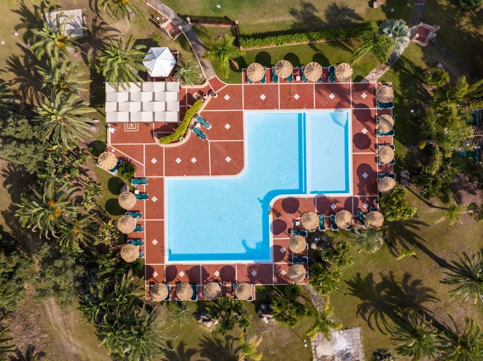 Bird's eye view, Balcony/Terrace, Swimming pool