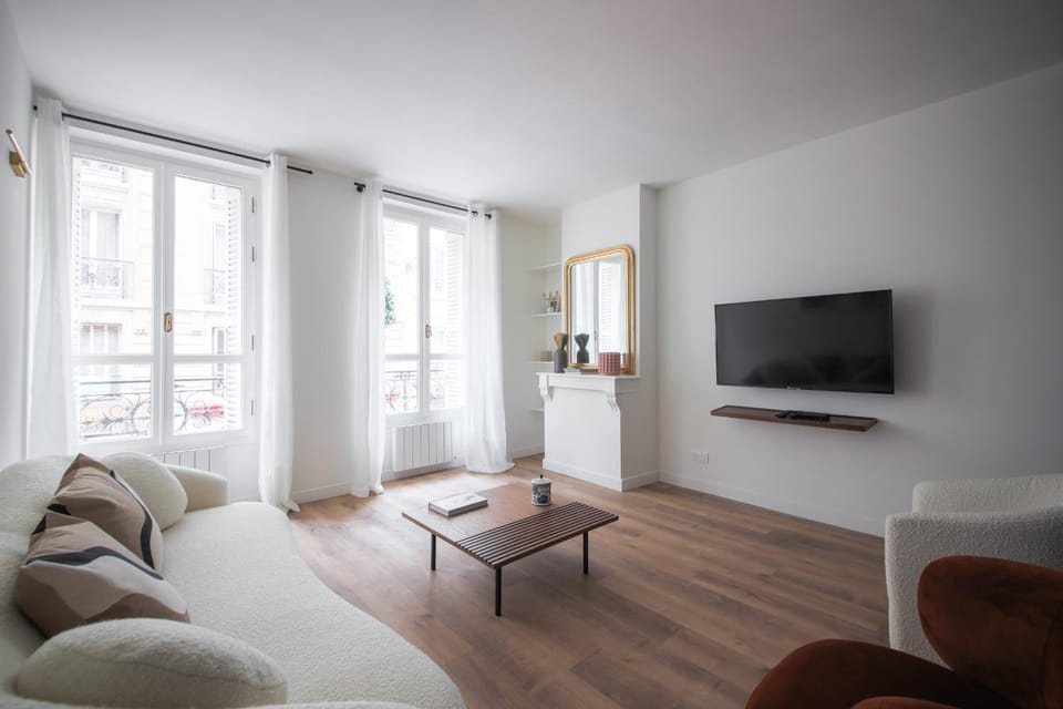 1#Appart 4Pers#2 Chambres#Commerce#FullEquipped#AC Apartment in Paris