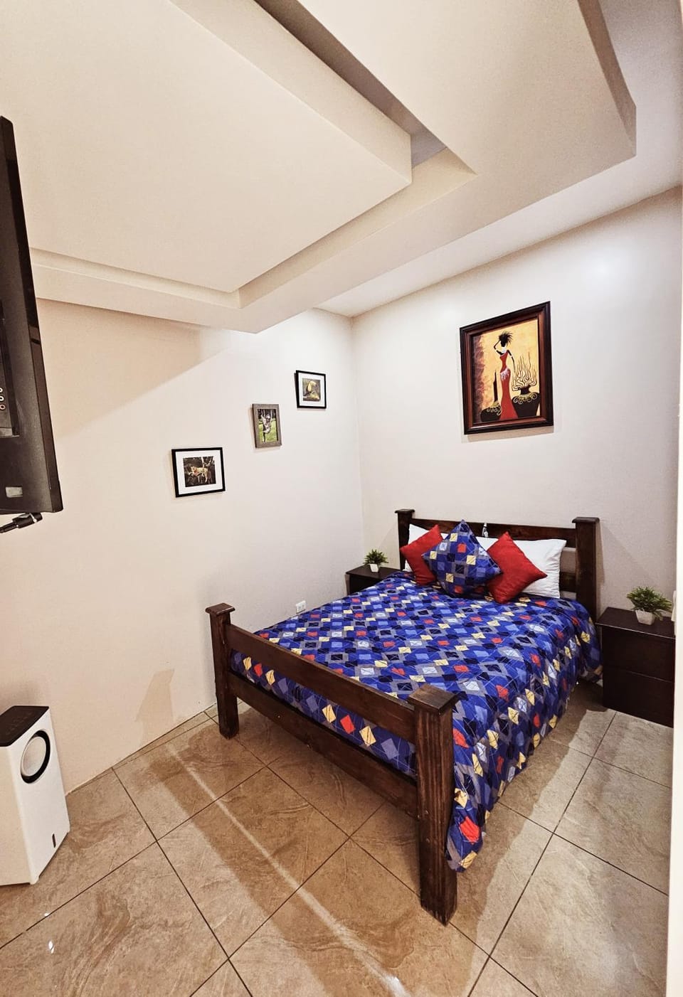 Bed, TV and multimedia, furniture, safe
