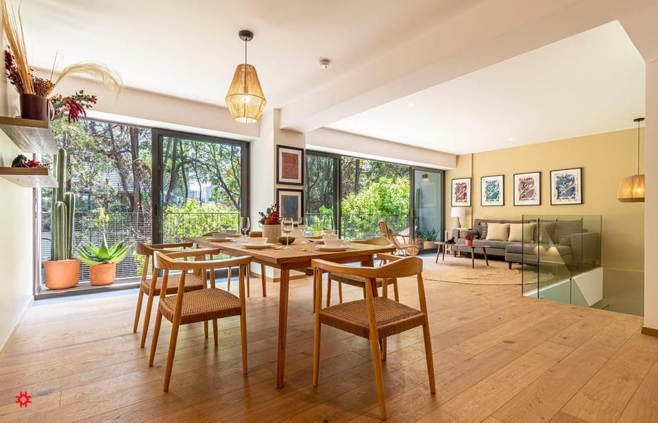 Garden, Living room, Dining area, Garden view
