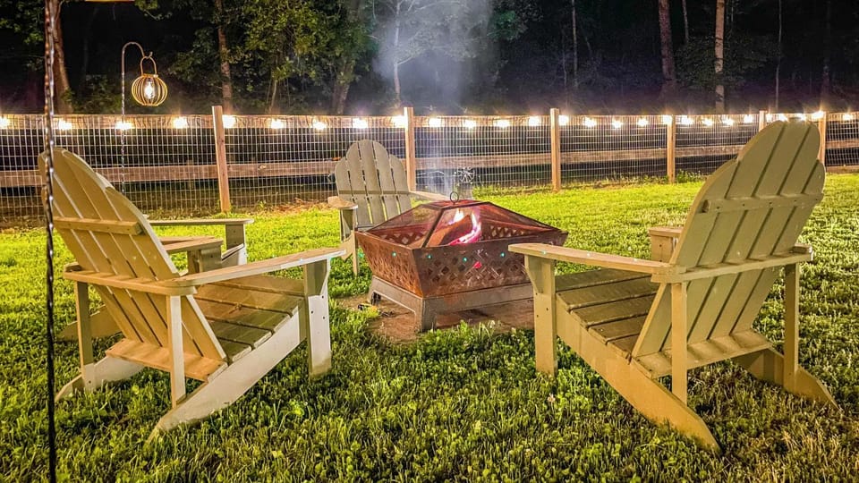 Night, Natural landscape, Garden, Evening entertainment, Garden view