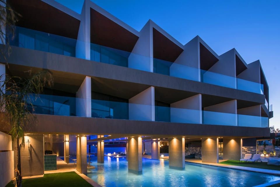 Night, Swimming pool