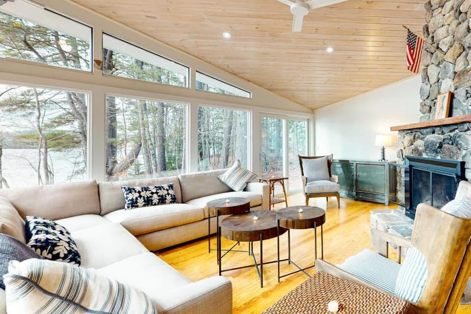 Natural landscape, Living room, Seating area