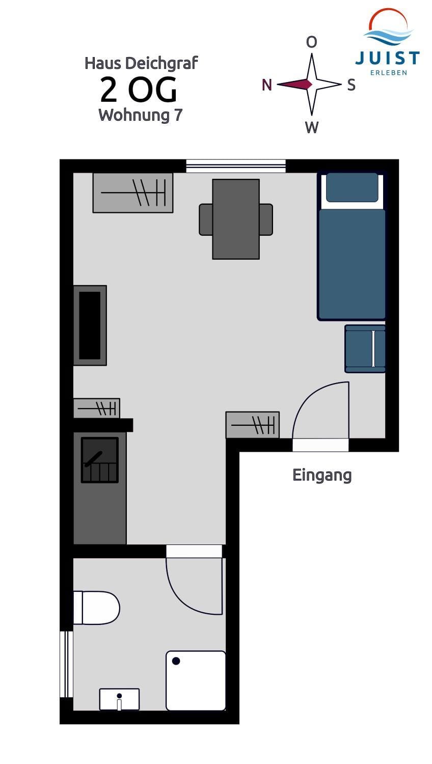 Haus Deichgraf 177 - Wohnung 7 Apartment in Lower Saxony, Germany