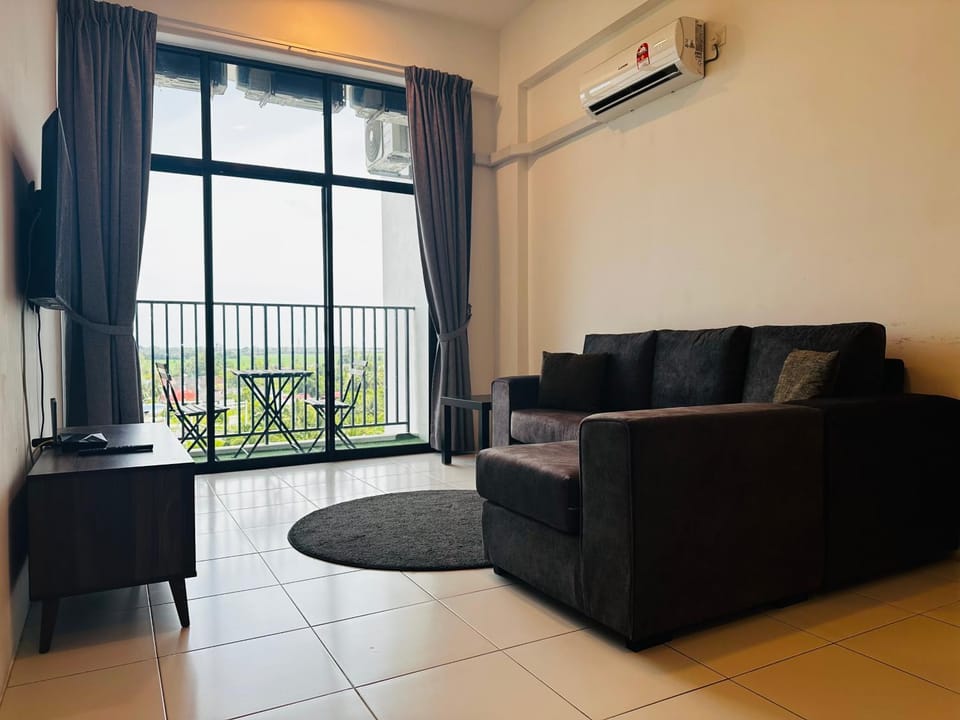 Living room, air conditioner