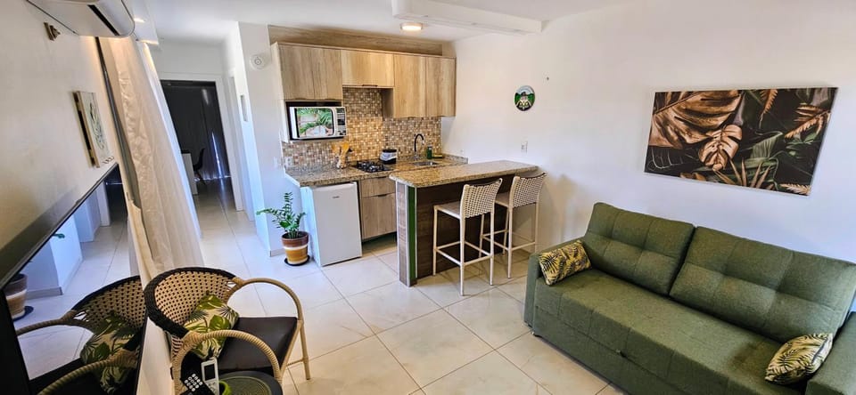 Kitchen or kitchenette, Living room, Dining area